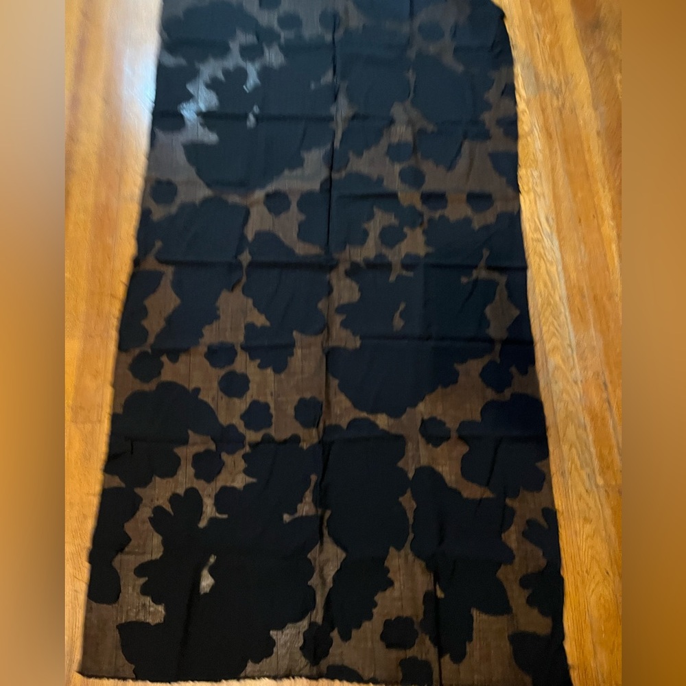 Black Sheer Fashion Fabric